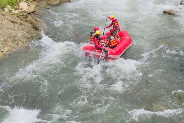 9-KM rafting, Monkey Caves, ATV Ride, And Elephant Ride